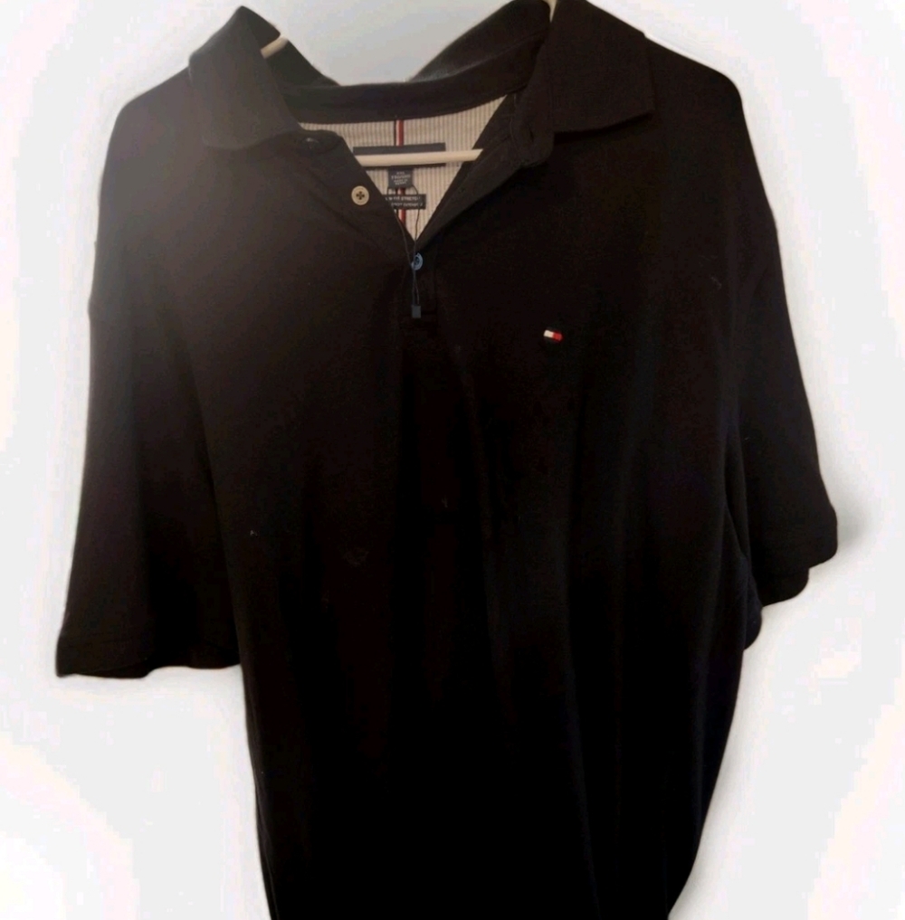 Tommy Hilfiger Black Polo Shirt